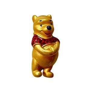 Disney Winnie the Pooh Pin | Vintage Rhinestone and Enamel Brooch